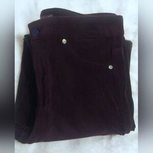Burgundy Corduroy Pants
